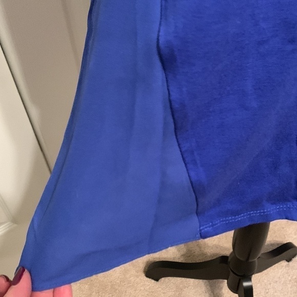 JM Collection Mixed Media Studded Top - Picture 3 of 9